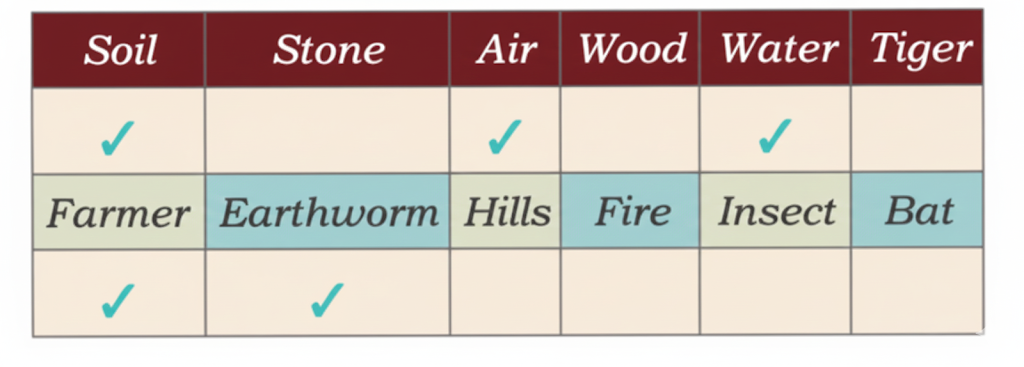 elements that assist a grain in its journey