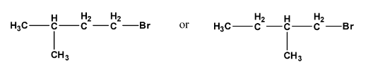 3-methylbromopentane and 2-methylbromopentane
