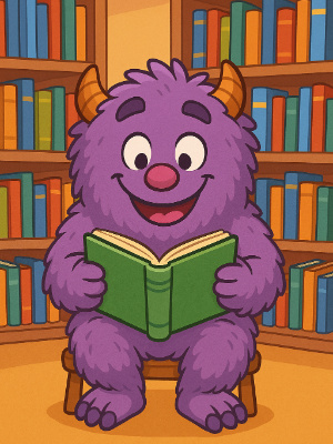 Class 1 English Reading Comprehension Childrens Stories Monster Learns Rules Worksheets