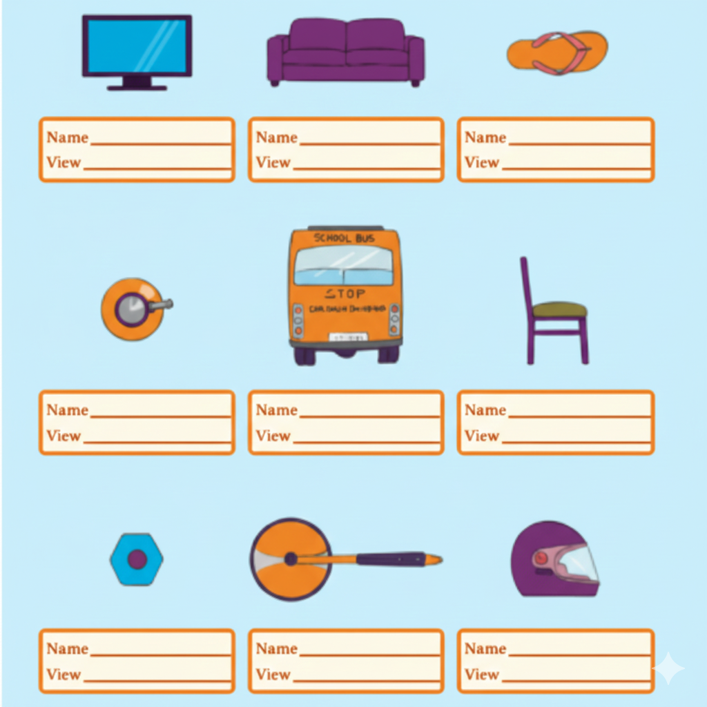 Look at the pictures and guess the objects