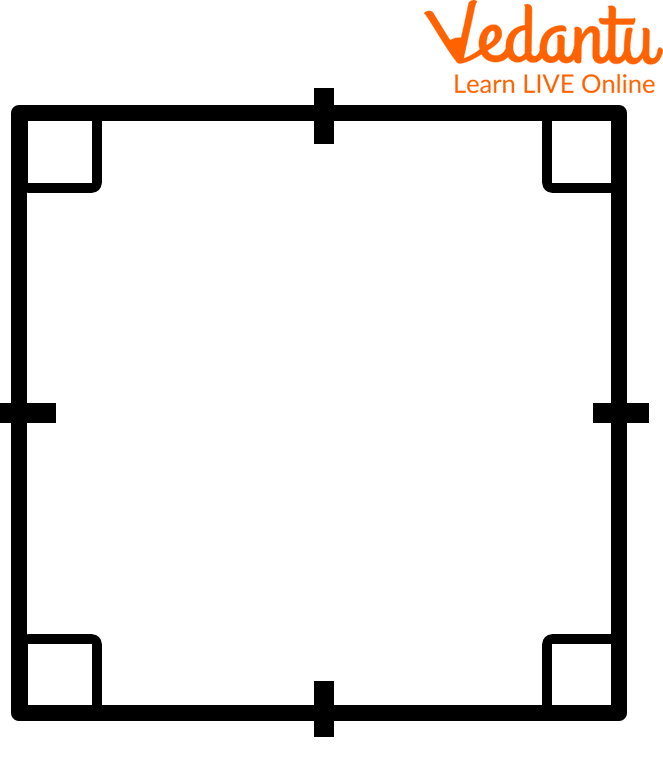 Sides, Angles, and <a href='https://www.vedantu.com/maths/diagonals'>Diagonals</a> of a Square