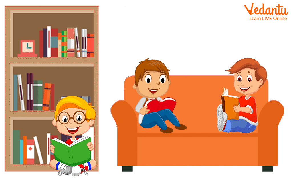 Kids Reading at Home