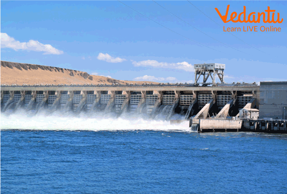 Hydropower Generated Through the Dam