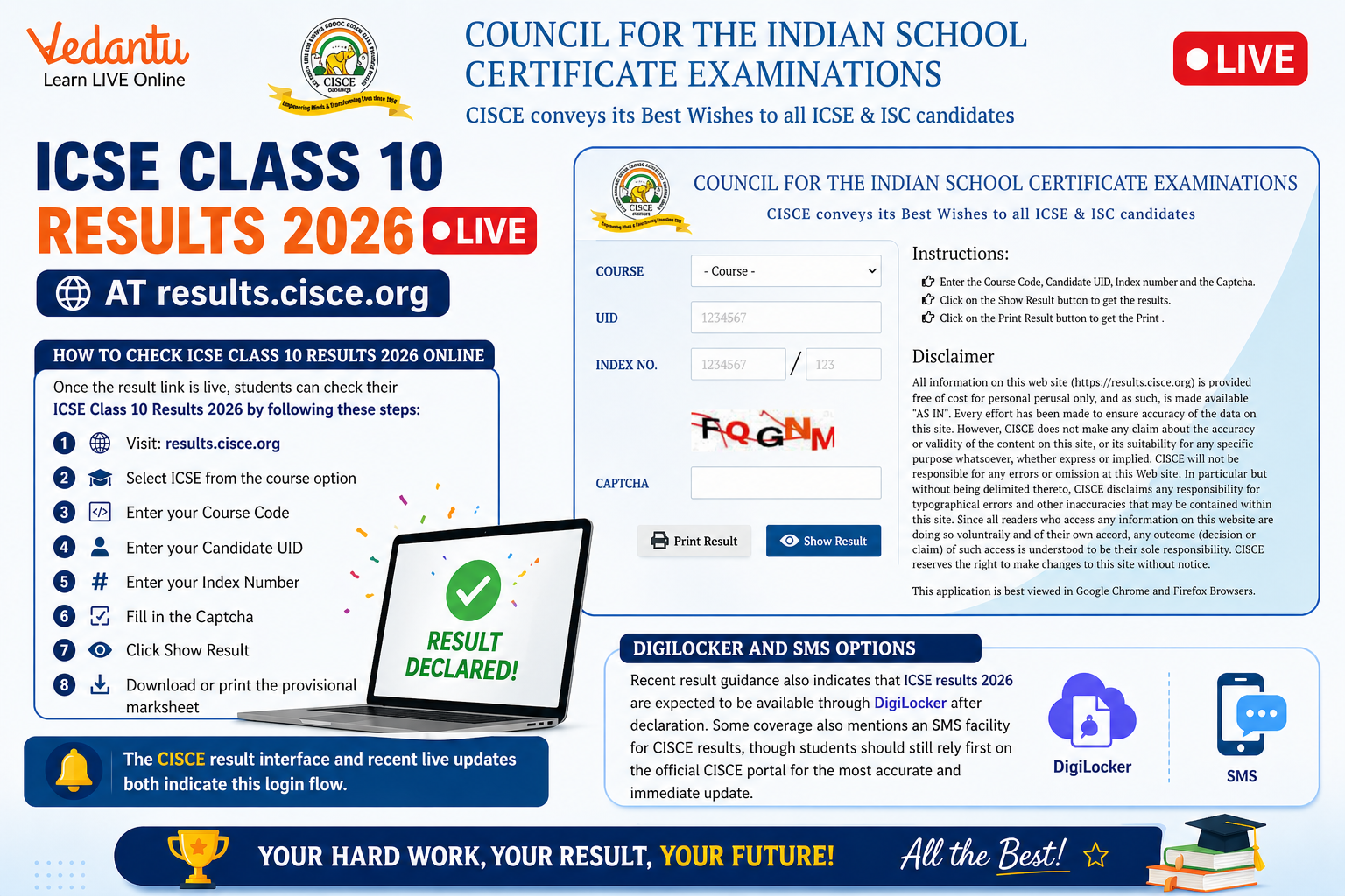 ICSE Class 10 Result 2026