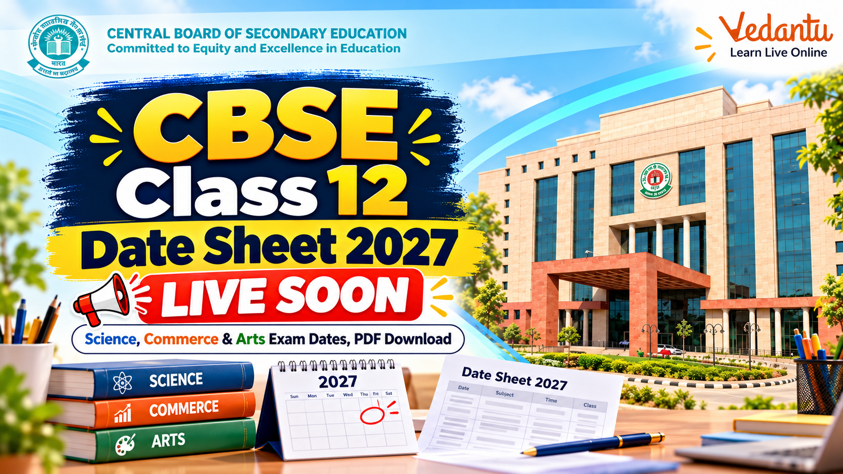 CBSE Class 12 Date Sheet 2027
