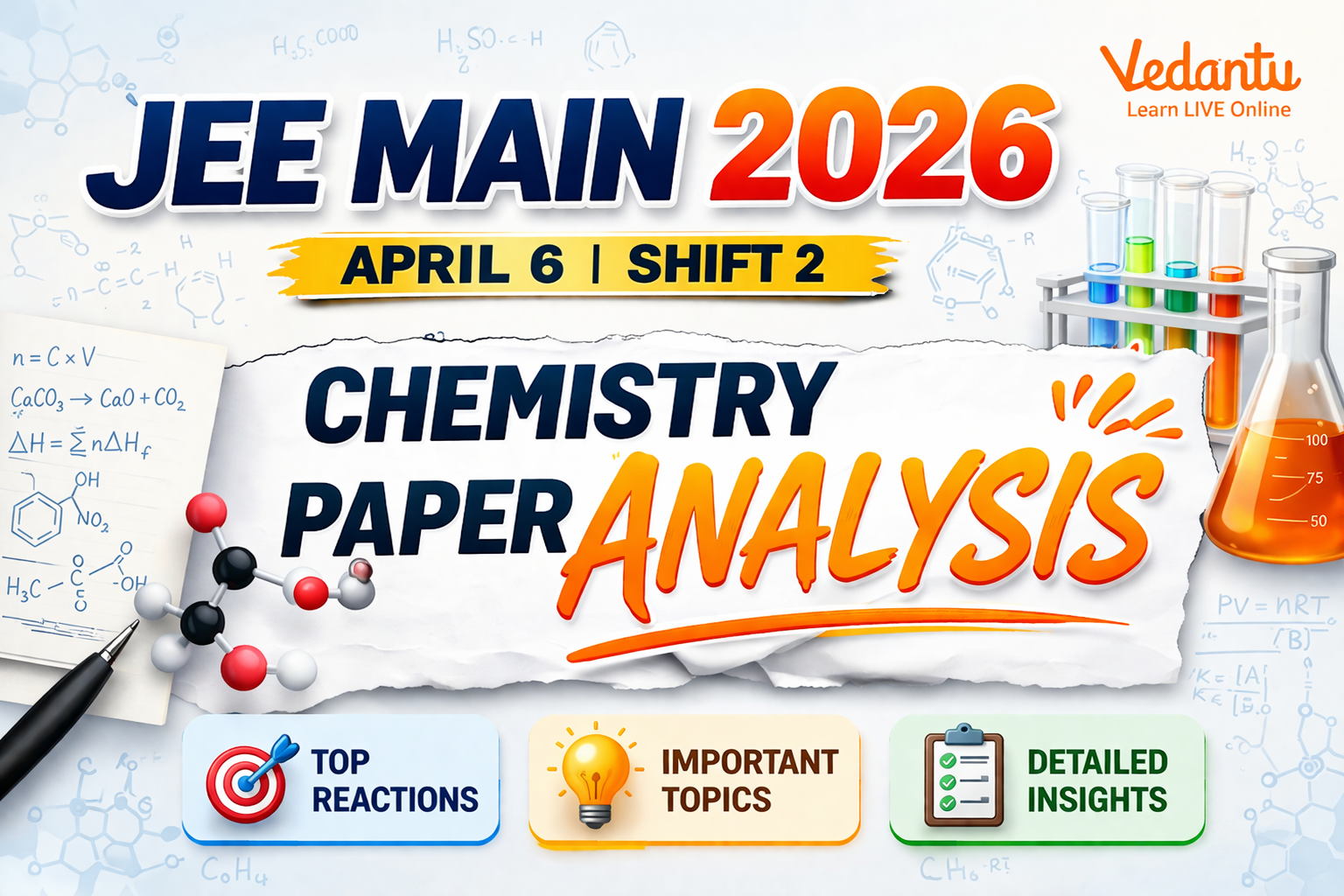 JEE Main 6 April Shift 2 Chemistry Question Paper 2026 with Solutions PDF