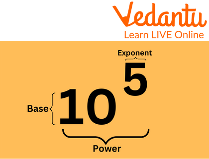 Different Terms of Exponent