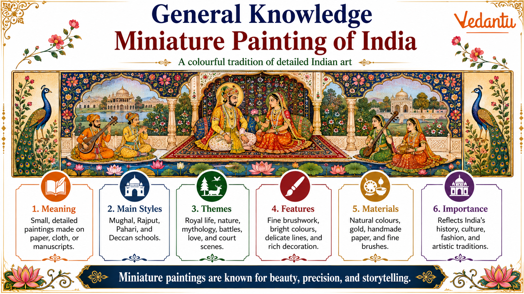 General Knowledge Miniature Painting of India