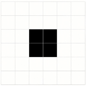5. Count the number of squares to find the area of the shape