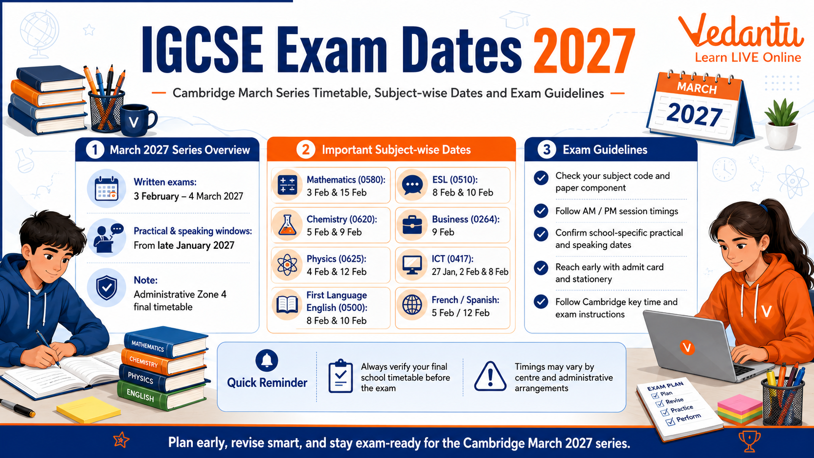 IGCSE Exam Dates 2027