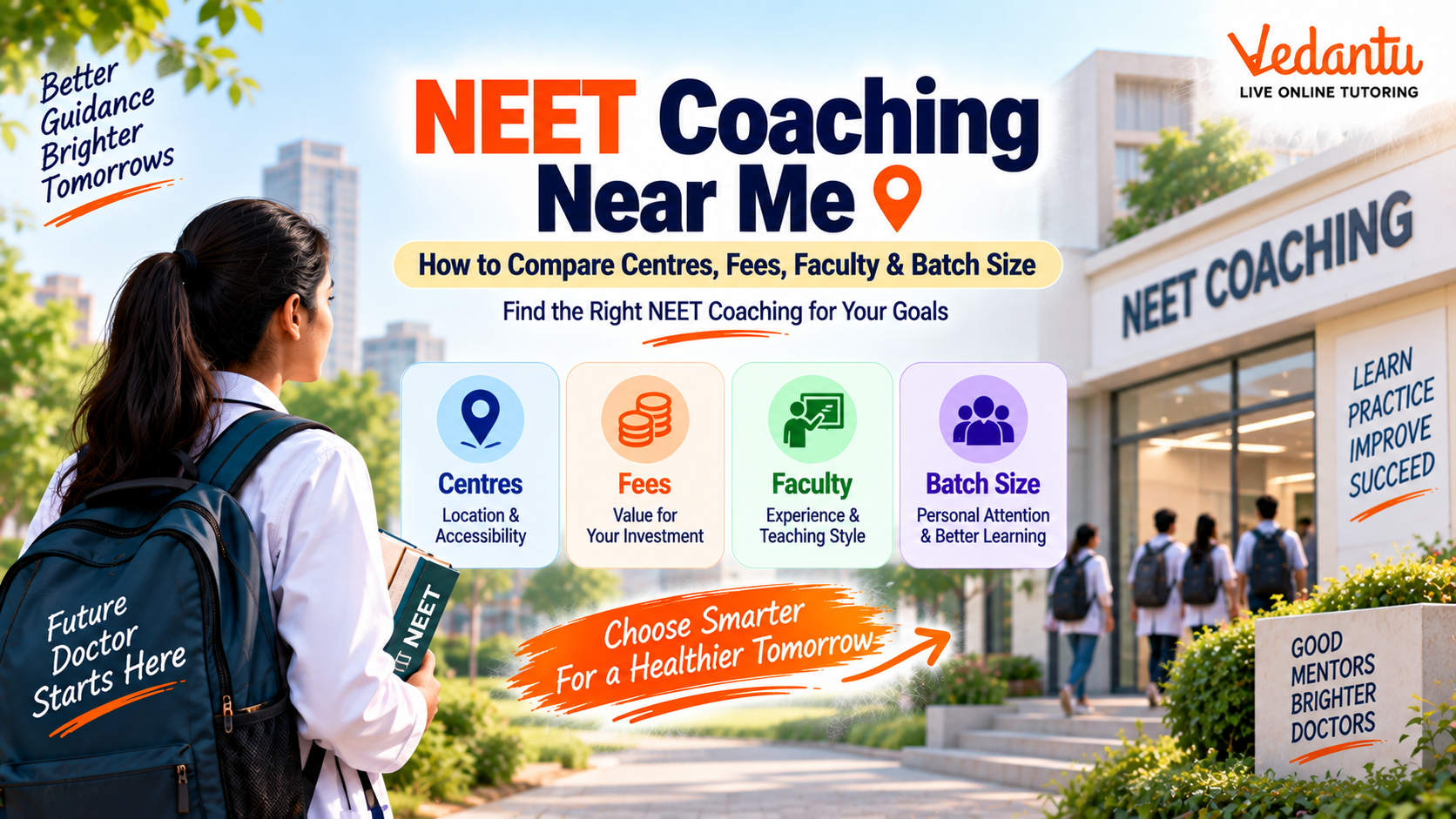 Comparing NEET coaching centres, fees, faculty and batch size