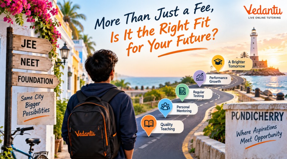 Vedantu JEE & NEET Coaching Fees in Pondicherry