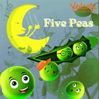 Five Peas Talking to each other