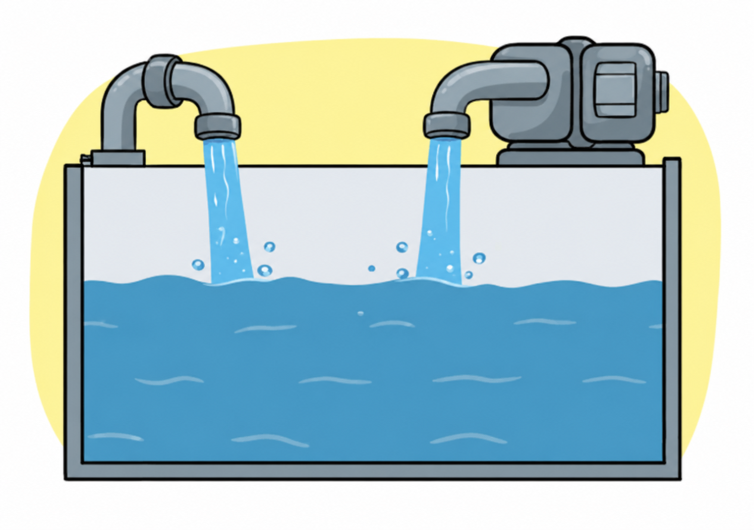 A small pump can fill a tank in 3 hours, while a large pump can fill the same tank in 2 hours