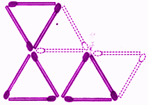 solution of Remove 4 of these matchsticks