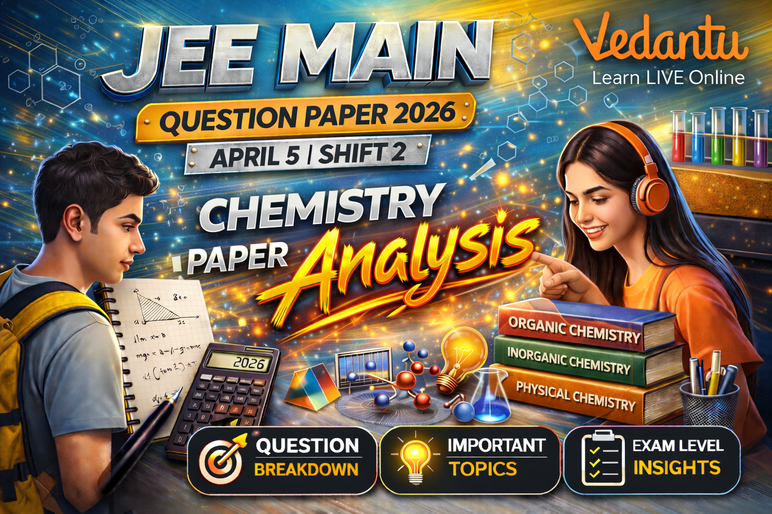 JEE Main 2026 April 5 Shift 2 Chemistry Question Paper