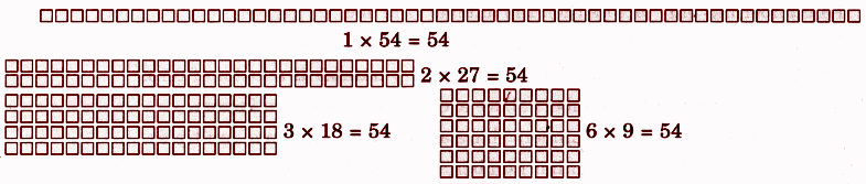 different arrays for 54
