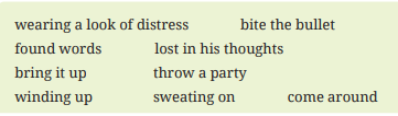 Work in pairs to complete the paragraph given on the next page by choosing the correct phrases given in the box. Discuss with your teacher whether the following phrases have a literal meaning or a figurative one.png