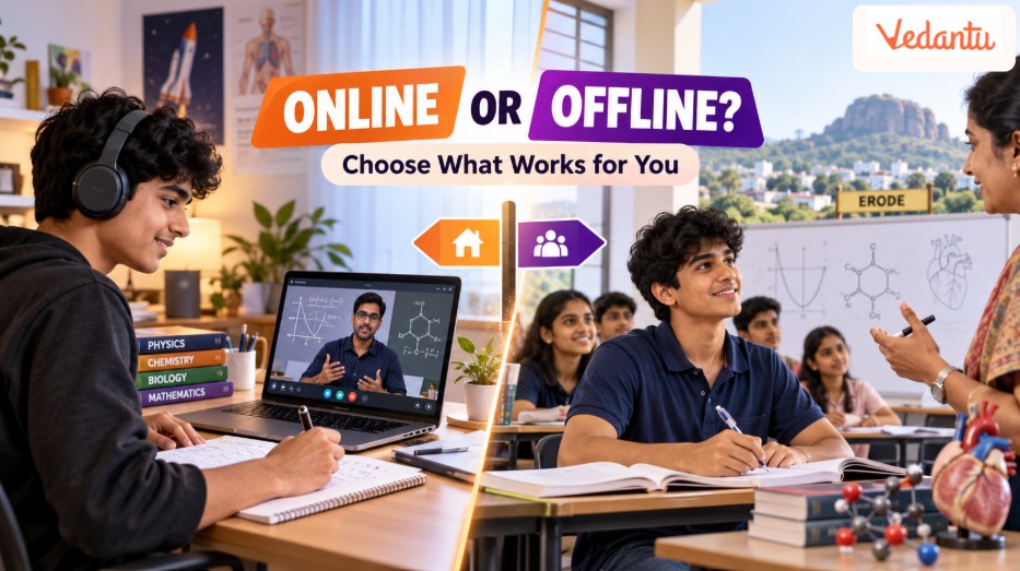 Online vs Offline JEE/NEET Coaching in Erode