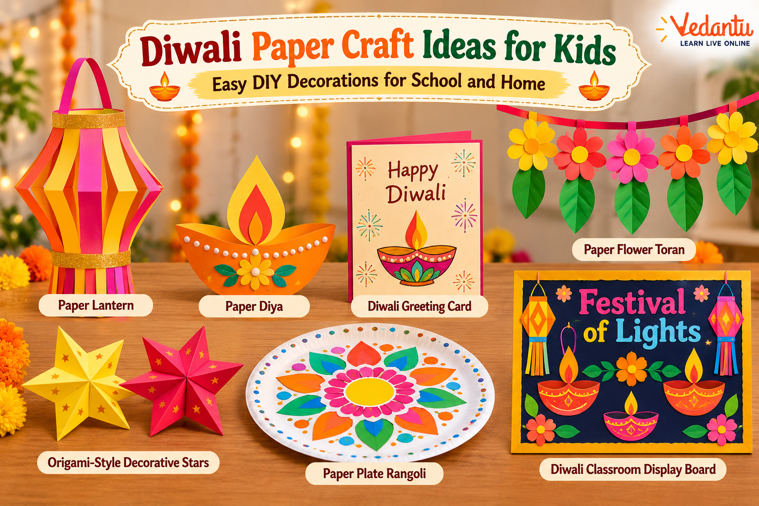 Diwali paper crafts