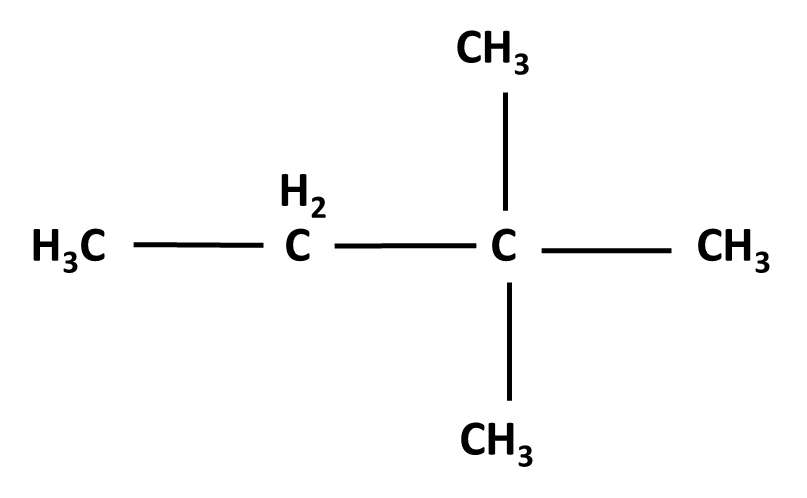 2, 2-Dimethylbutane: