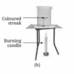 (b): Demonstration of convection in heated water