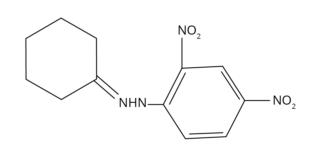 Structure of cyclohexanone
