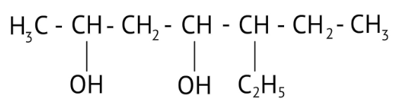 5-Ethylheptane-2, 4-diol