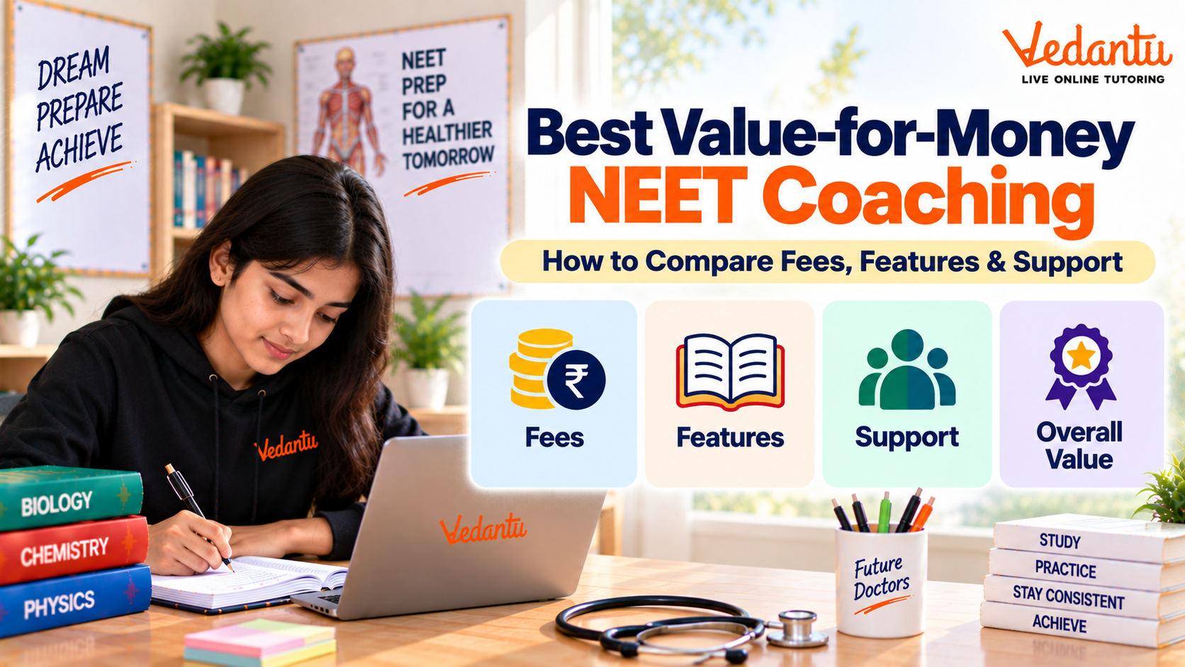 Comparing NEET coaching fees, features and student support