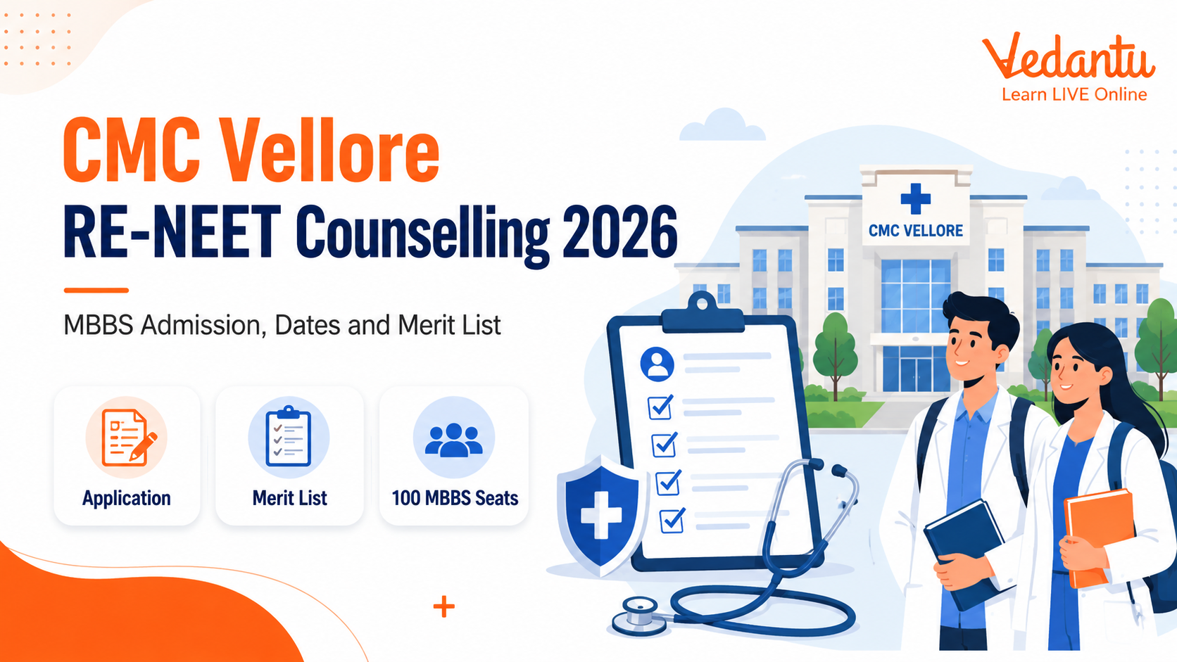 CMC Vellore Re NEET Counselling 2026