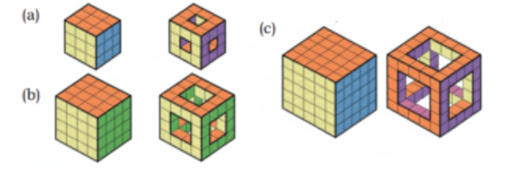 big solid cube frames