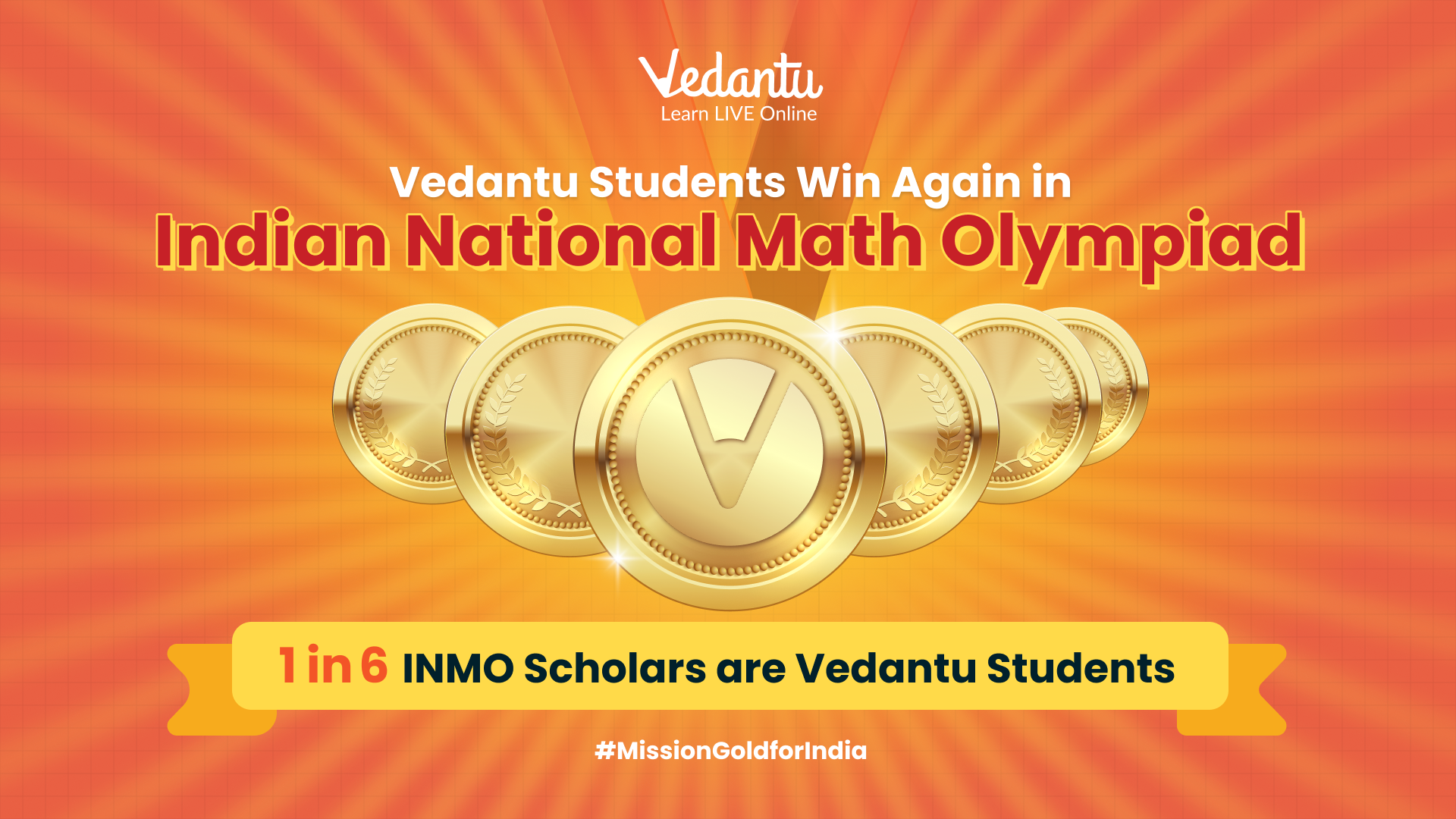 Every 1 in 6 Vedantu Toppers in Indian National Maths Olympiad 2023