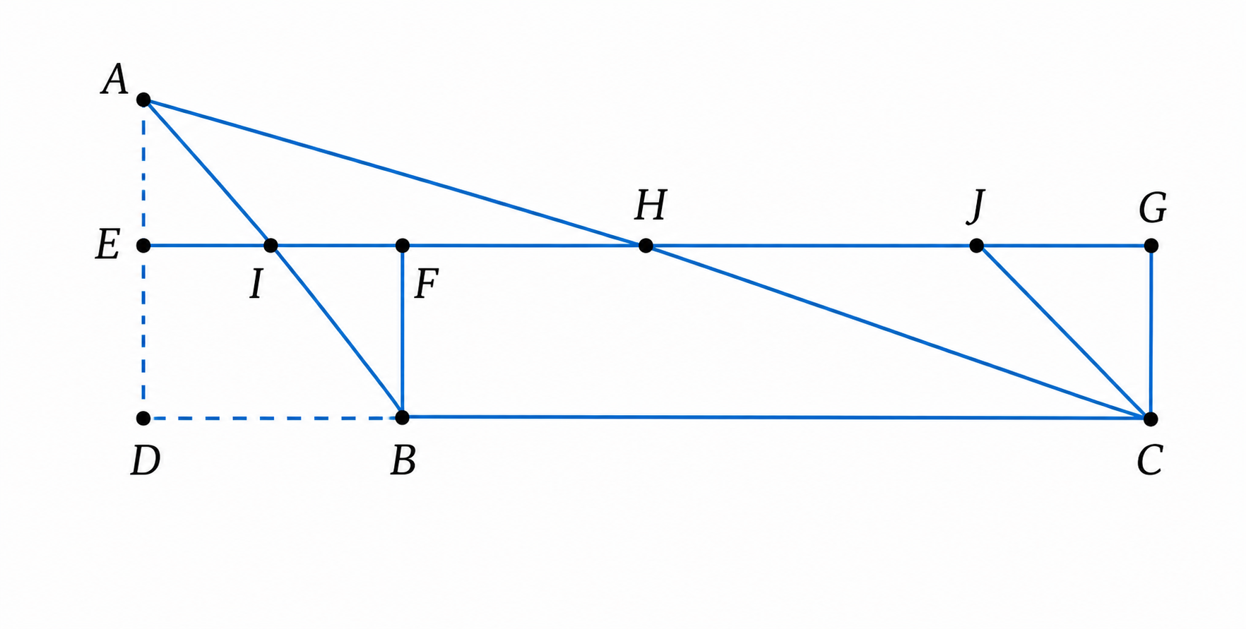 The height AD can be bisected to obtain DE.png