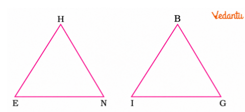 consider two congruent equilateral triangles. Since their sides and angles are equal, any vertex of one triangle can correspond to any vertex of the other.