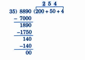 In the hot summer months, tender coconuts are sold for ₹ 35. Ibrahim earns ₹ 8890 in a week. How many tender coconuts did he sell? The number of tender coconuts sold by Ibrahim is 8890 ÷ 35.