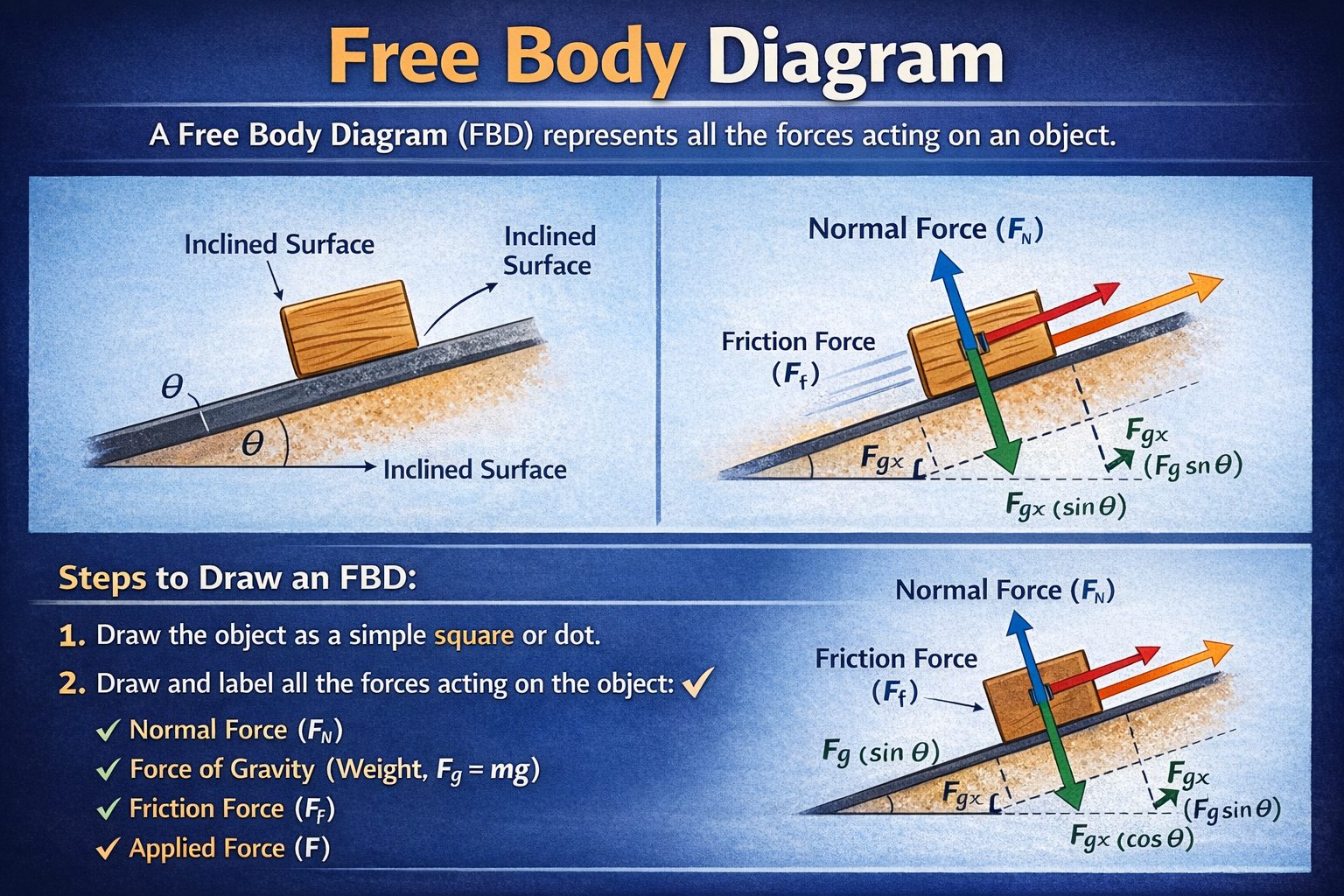 free body diagram