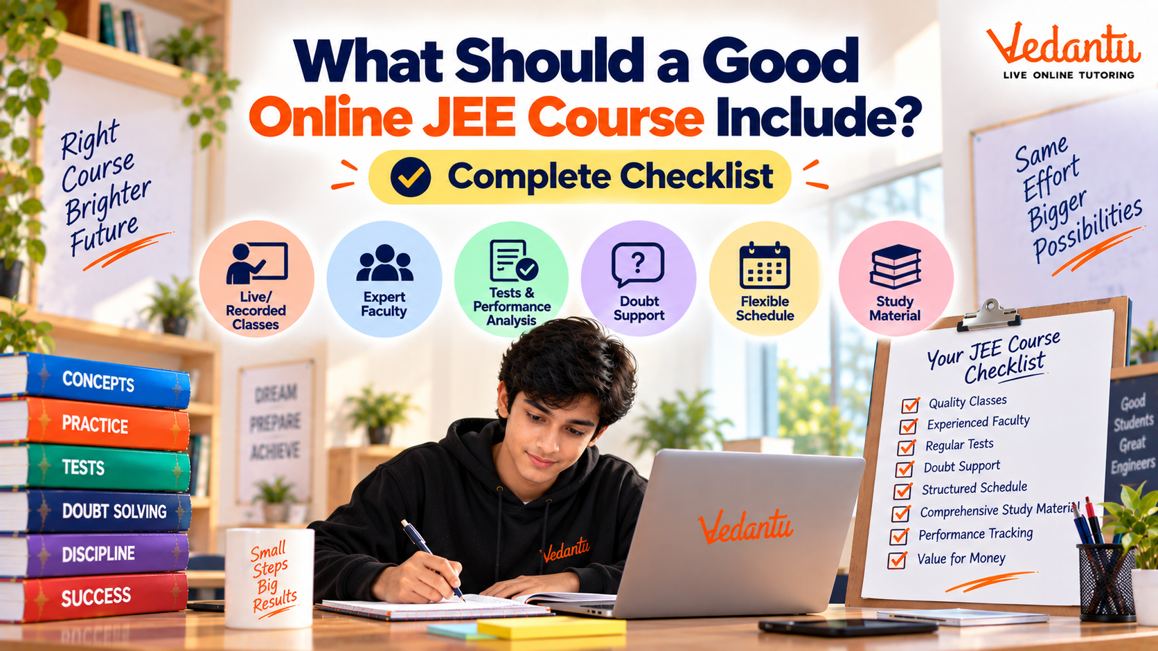 Checklist for choosing a good online JEE course