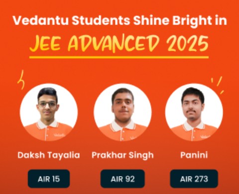 Vedantu JEE Advanced 2025: Top Rank Highlights