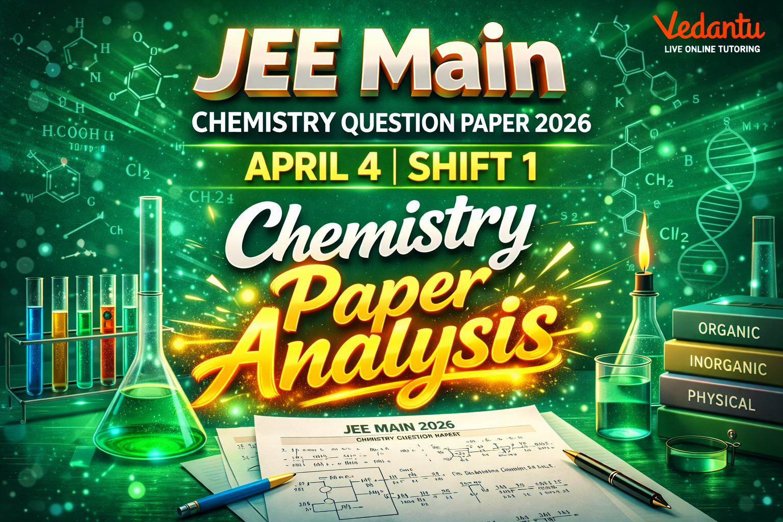 JEE Main 2026 April 4 Shift 1 Chemistry question paper