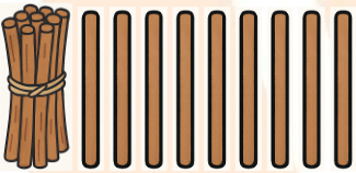 1 x 10  and 9 x 1 block