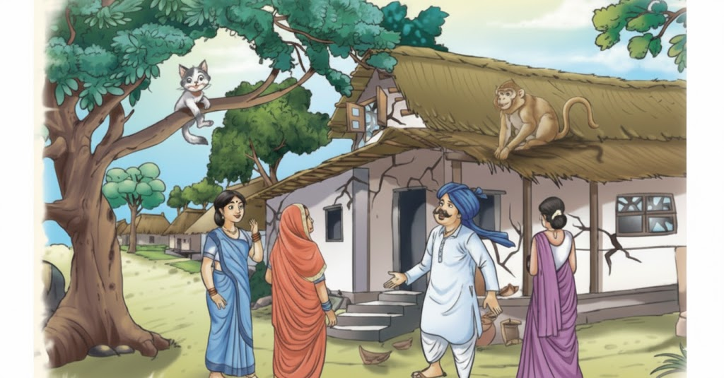 Observe the picture carefully. What do you think might have happened? Share your answers with your classmates and teacher.