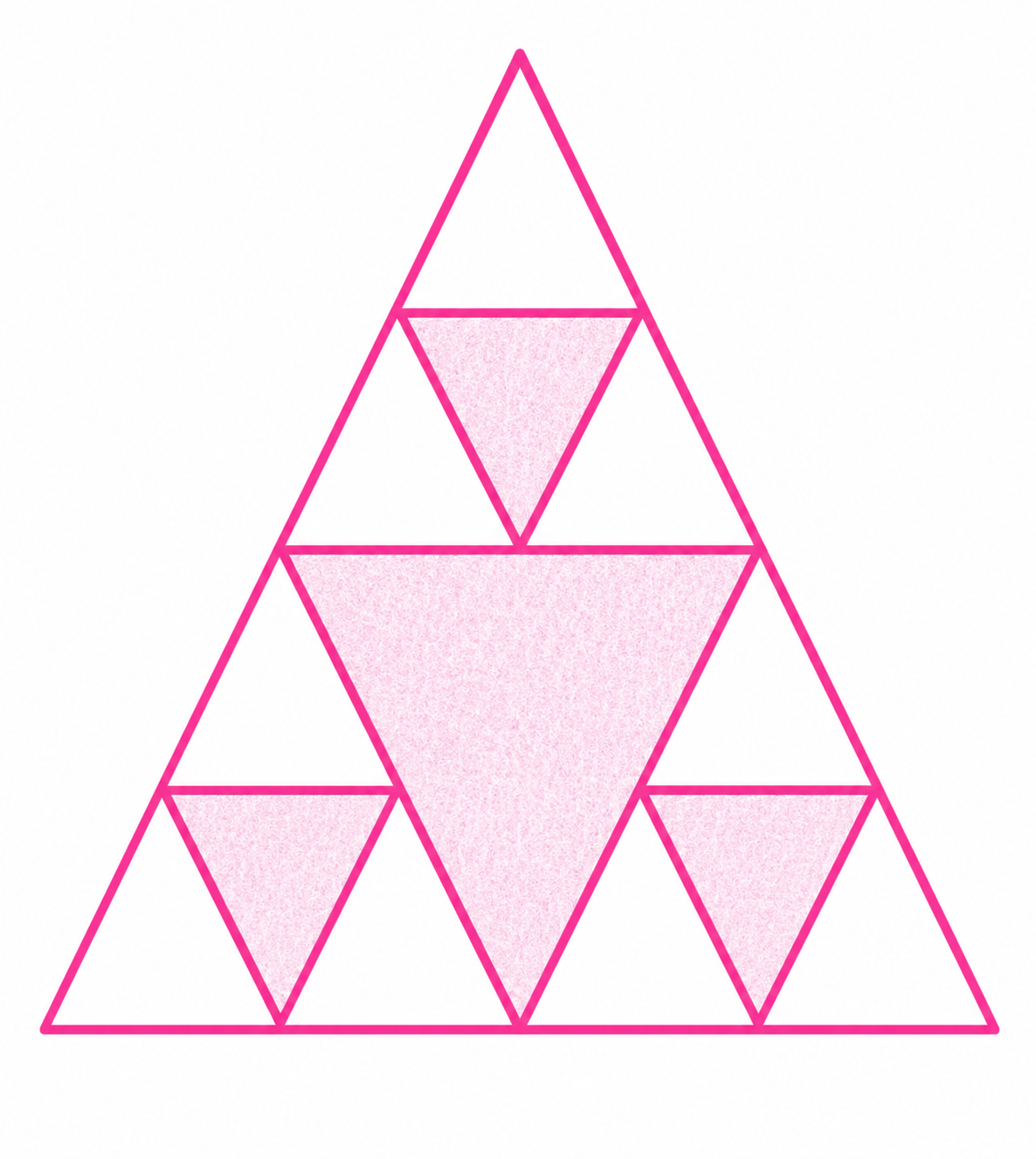 Repeat the same process for each of the three remaining equilateral triangles. Divide each one into four smaller triangles and remove its central triangle..png