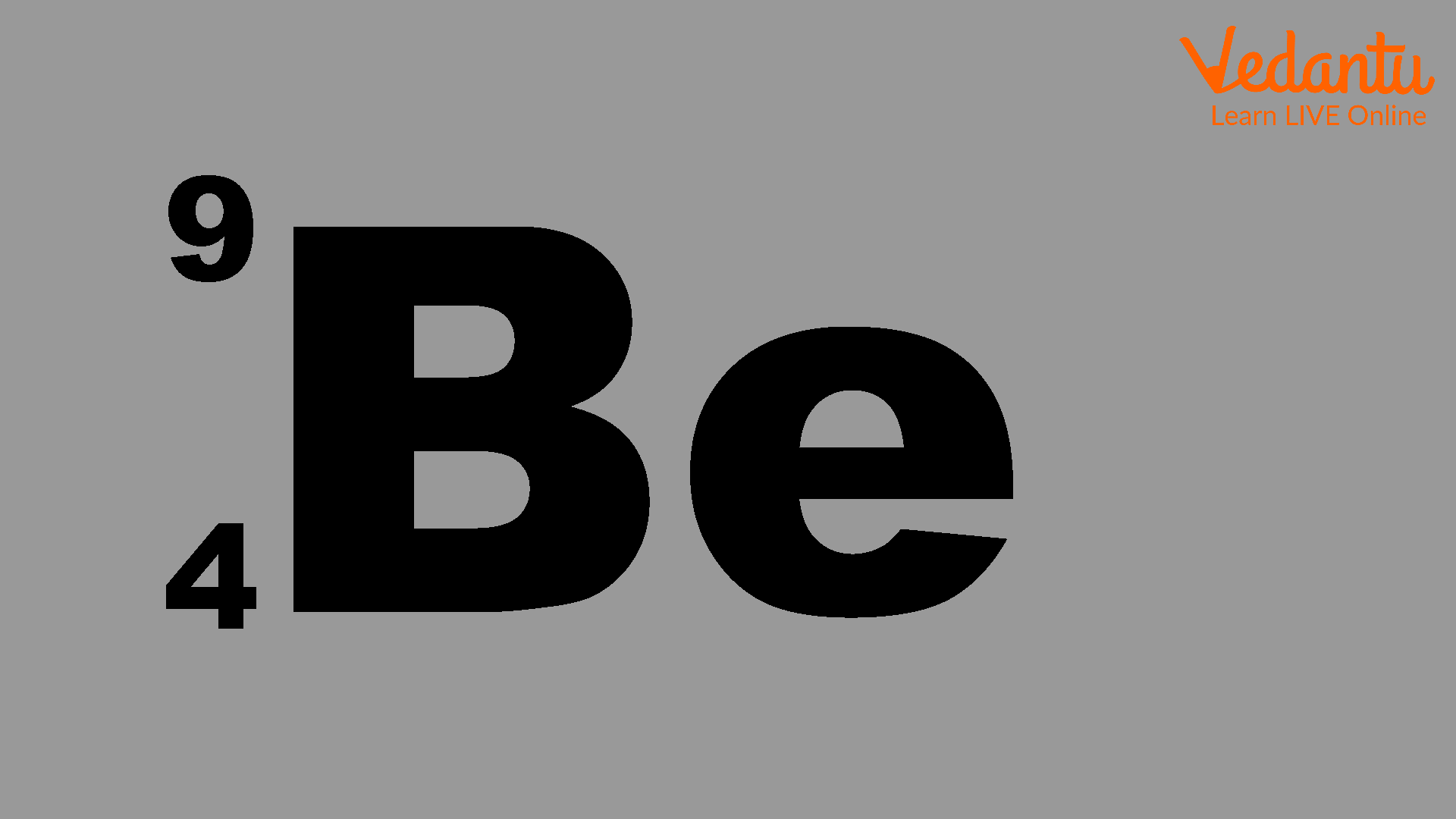 Symbol Of Beryllium