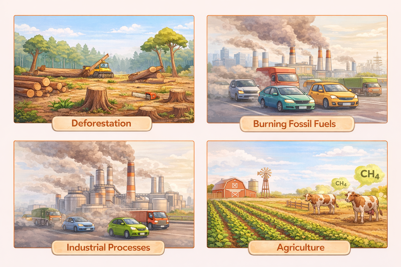 Man-Made Causes of Global Warming