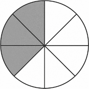 Fraction 3/8