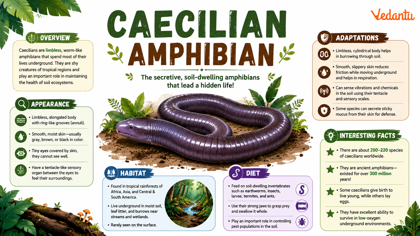 Caecilian Amphibian
