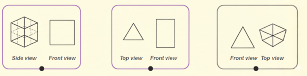 Jagat and Rani have made different drawings of the same objects