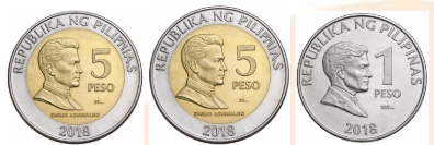 ₱5+₱5+₱1