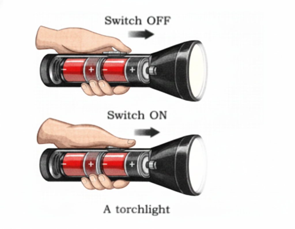 the LED will not glow because the negative terminal of the LED is connected to the positive terminal of the battery