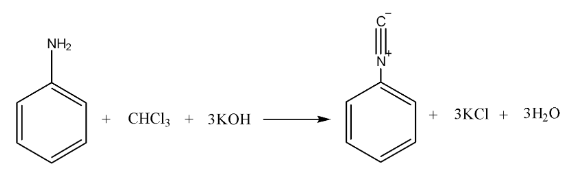 Carbylamine reaction